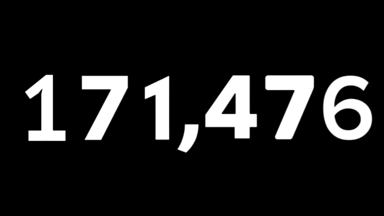 0 To 1 Million With Sound Effects (Different Fonts) - YouTube