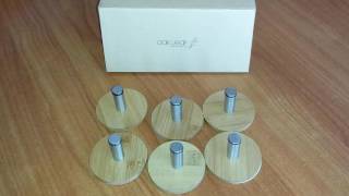 Oak leaf self adhesive wall hooks