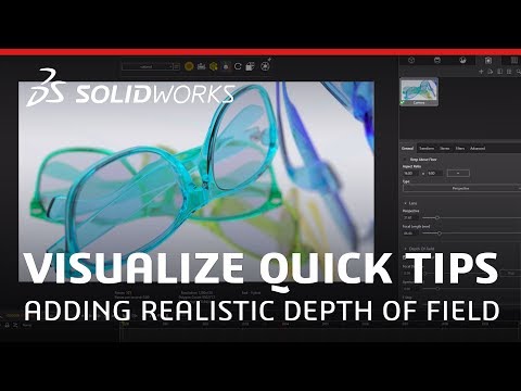 SOLIDWORKS Visualize Quick Tips - Adding Realistic Depth of Field - SOLIDWORKS