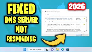 Your computer appears to be correctly configured but DNS Server Not Responding – Error Solved