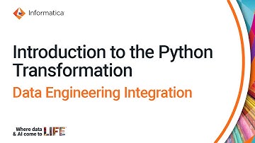Introduction to the Python Transformation in Data Engineering Integration