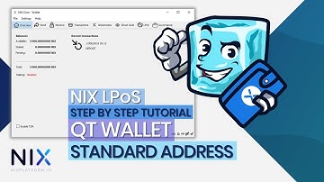 NIX LPoS Step by Step Tutorial – NIX QT Wallet (Standard) Address