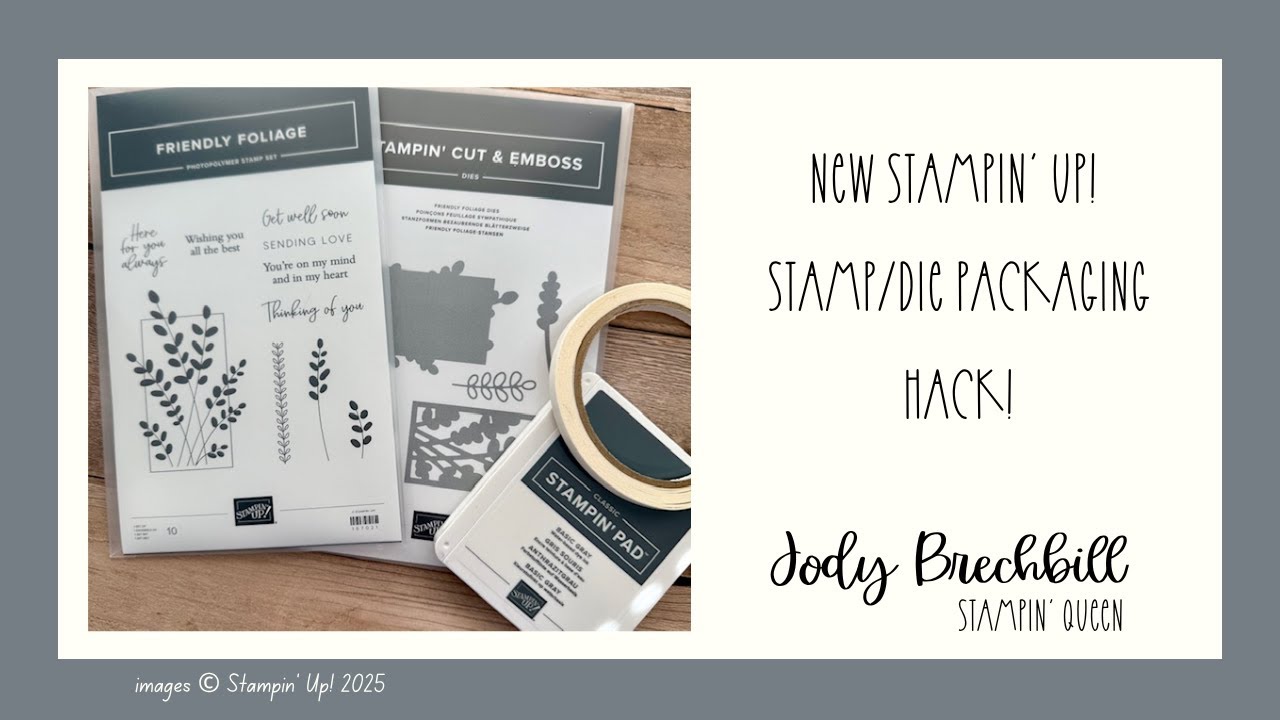 Hack for Stampin' Up!'s NEW Stamp & Die Organizers