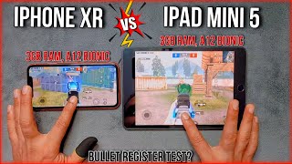 iPad Mini 5 VS iPhone XR PUBG Test | Bullet Register | iPad Vs iPhone PUBG