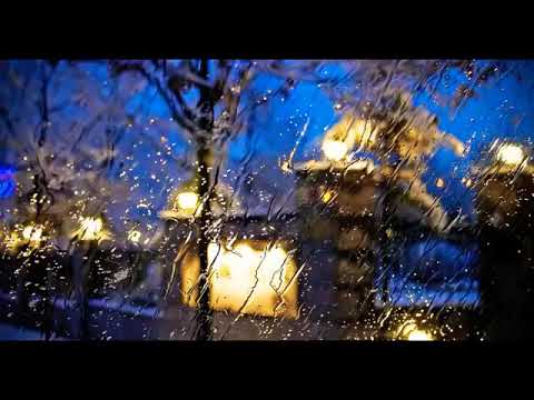 صوت رياح مع موسيقى هادئة 