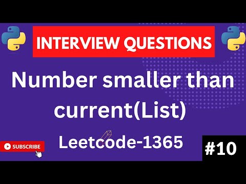 how many numbers are smaller than the current number | leetcode 1365