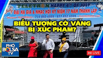 LIVE: Xôn xao vụ người đội khăn cờ vàng ba sọc hành động phản cảm -  Ca sĩ Tiến Dũng nói gì?