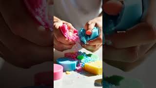 Soap crushing ASMR sound