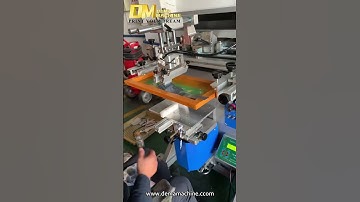 Silk Screen Printing Machine For Perfume Glass Bottles | DEMA Machine