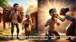 The Poor Man Helped an Old Woman and She Pulled Out an Invincible Mask From His Face #viral