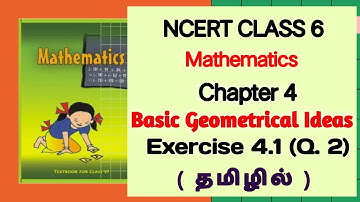 Q. 2 - Exercise 4.1 - Basic Geometrical Ideas -  Chapter 4 - Ncert class 6 Maths - 💯💯👍👍👍 explained
