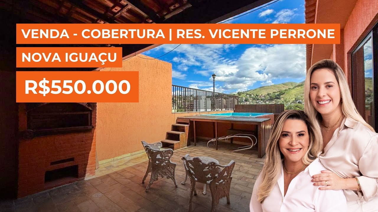 VENDA | COBERTURA DUPLEX COM 5 QUARTOS | CONDOMÍNIO VICENTE PERRONE | CASAS MODERNAS IMÓVEIS