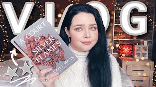 A COURT OF SILVER FLAMES 🔥 reading vlog + review! ⚠️ spoilers ⚠️