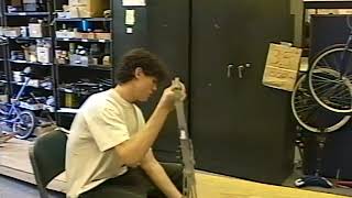 Passive Walker '95: Walker goes length of ramp by itself