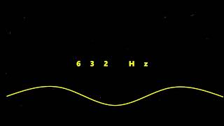 â˝â632 HZ FREQUENCY PURE TONE | 1 HOUR NO Music , For Meditation, Testing. Black Screen