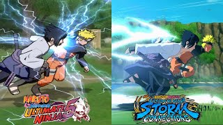 Download lagu Naruto Ultimate Ninja 5 VS Naruto Storm Connections-Naruto & Sasuke Ultimate Jutsus Comparison