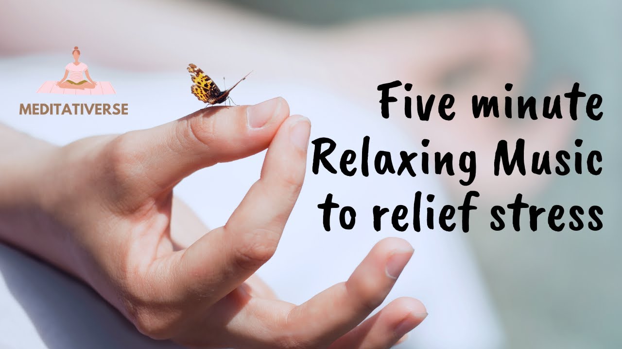 5 minutes Relaxing Music to get fast relief | 5 minute break for self to release stress video