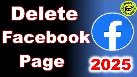 How to delete A Facebook Page  2025