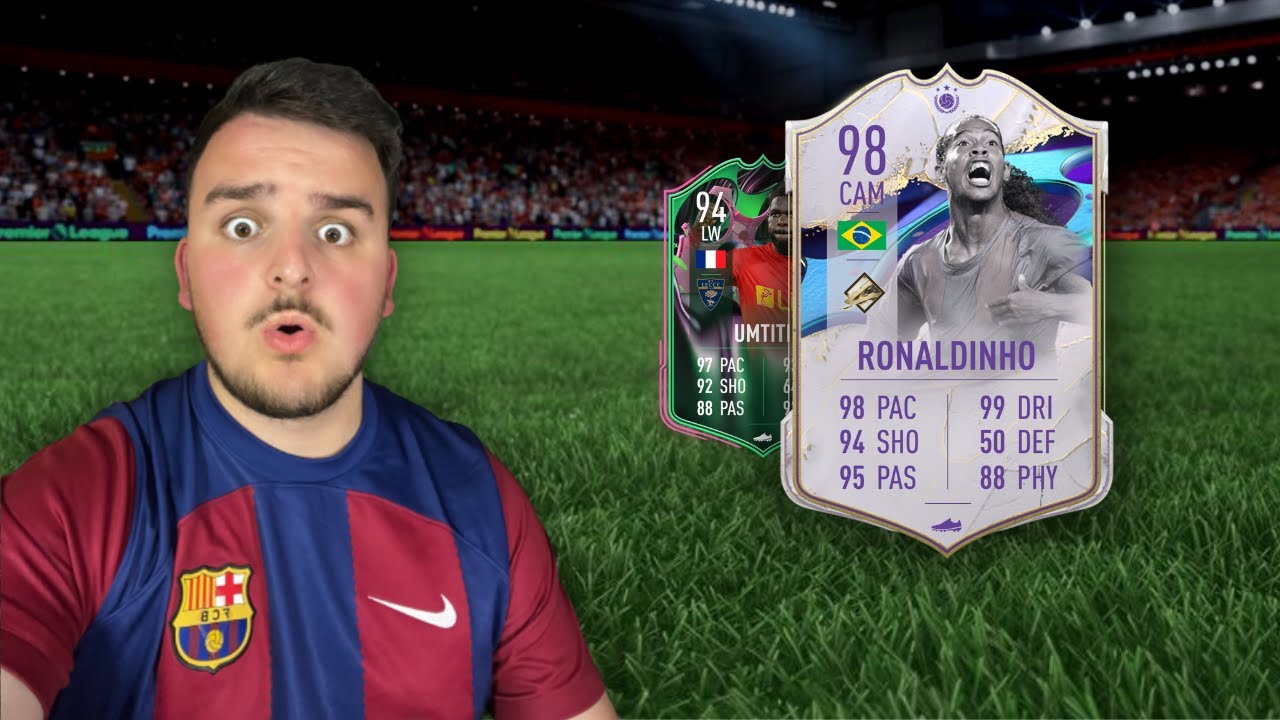 FUT CHAMPS WITH THE BRAND NEW RONALDINHO!!!