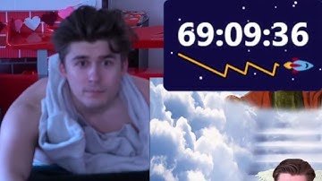 Ludwig wakes up to 69 hours on the timer (nice)