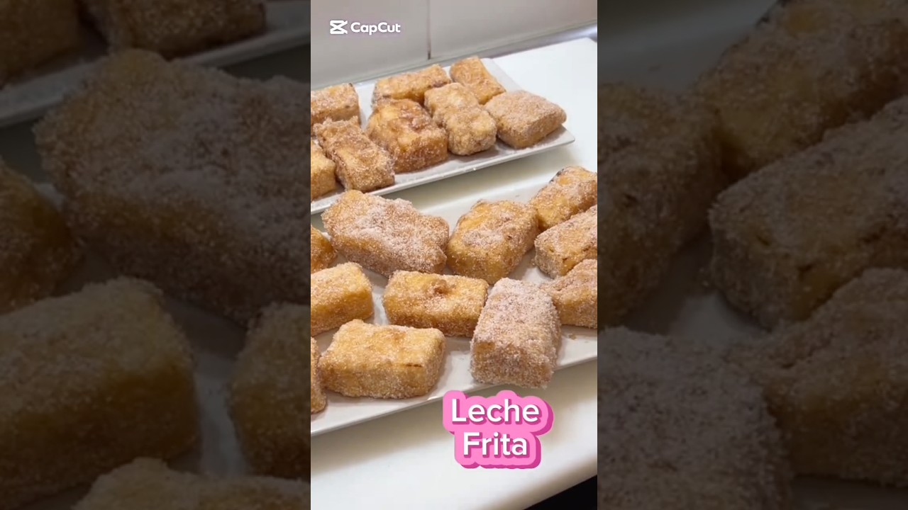 Leche frita , mira que fácil que es
