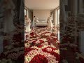 Walking on roses 🌹✨ A dreamy luxury bedroom. #viral #epoxyfloor #shorts