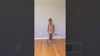 Gross motor activities preschooler pediatric physical therapy telehealth (jumping patterns)