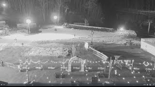 Ober Gatlingburgh is making some snow in East Tennessee this weekend