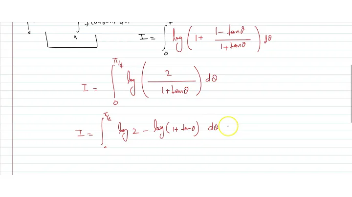 `int_0^(pi/4) log(1+tantheta)dtheta`