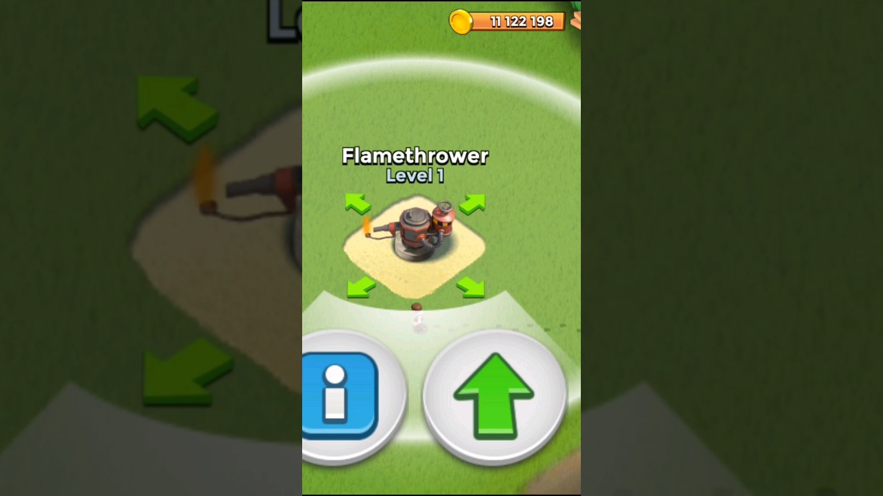 Boom Beach: Flame Thrower Levels 1-23 