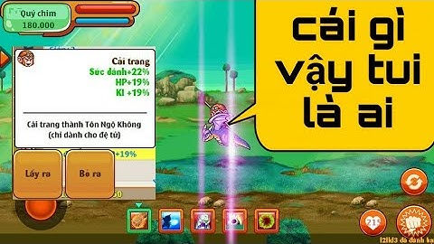 Ngọc Rồng Online- Review cải trang tôn ngộ không vĩnh viễn hiếm nhất 7sever