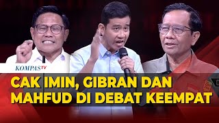 [FULL] Panas Saling Sindir! Debat Muhaimin VS Gibran VS Mahfud MD di Debat Keempat Pilpres 2024 screenshot 5