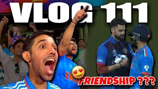 REAL TRUTH OF KOHLI-NAVEEN FRIENDSHIP🔥| Watching my FIRST World Cup Match😍| Cricket Cardio Vlogs