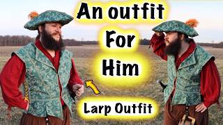 Making my BF a matching Outfit | Medieval Doublet and Pirate Hat