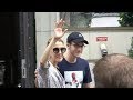 EXCLUSIVE : Celine Dion goes shopping with son Rene-Charles at Louis Vuitton in Paris