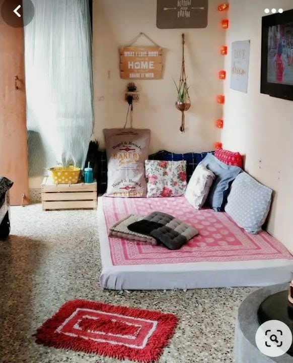 Floor bed decoration ideas #shorts