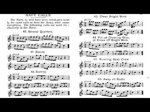Bugle Calls on Trumpet [Navy Trumpet] - Navy Calls Vol. I