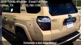 This 2016 toyota 4runner trd pro 4x4 4dr suv is for sale in dallas, tx
75237 at atkinson south dallas., contact dallas at,
http://www.dallascarsandtrucks.com, or, ...