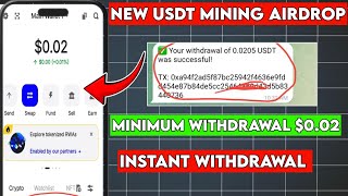 How to Claim Free USDT Airdrop | 100% Working Mining App