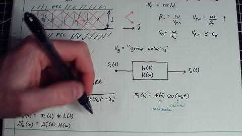 Lecture 13a---Phase Velocity vs Group Velocity