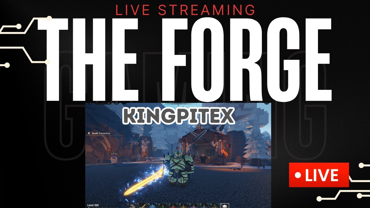 [LIVE] ROBLOX THE FORGE — EXPLORE, SURVIVE & UPGRADE TANPA HENTI! DAY 22