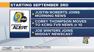 Changes coming to KCRG-TV9 First Alert Weather Team