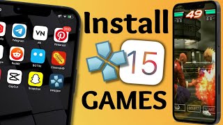 How To Install PSP on iPhone  iOS 15 | Install PSP Games in iPhone  2022