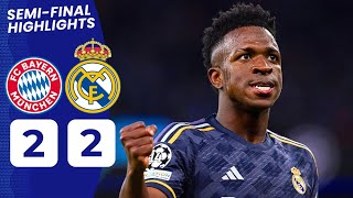 Bayern vs Real Madrid (2-2) | All Goals \& Highlights | UEFA Champions League 23\/24