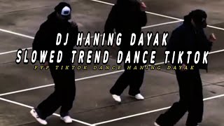 DJ HANING DAYAK SLOWED- TREND DANCE TIKTOK VIRAL 2026(lirik lagu haning dayak) 