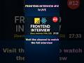 Frontend Interview | React &amp; JavaScript Interview Questions | #reactjs #javascript #frontend