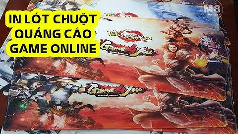 In lót chuột cỡ lớn theo yêu cầu quảng cáo Game Online