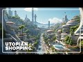 Utopian shopping trip  chilled and euphoric synth based music relaxing  atmospheric