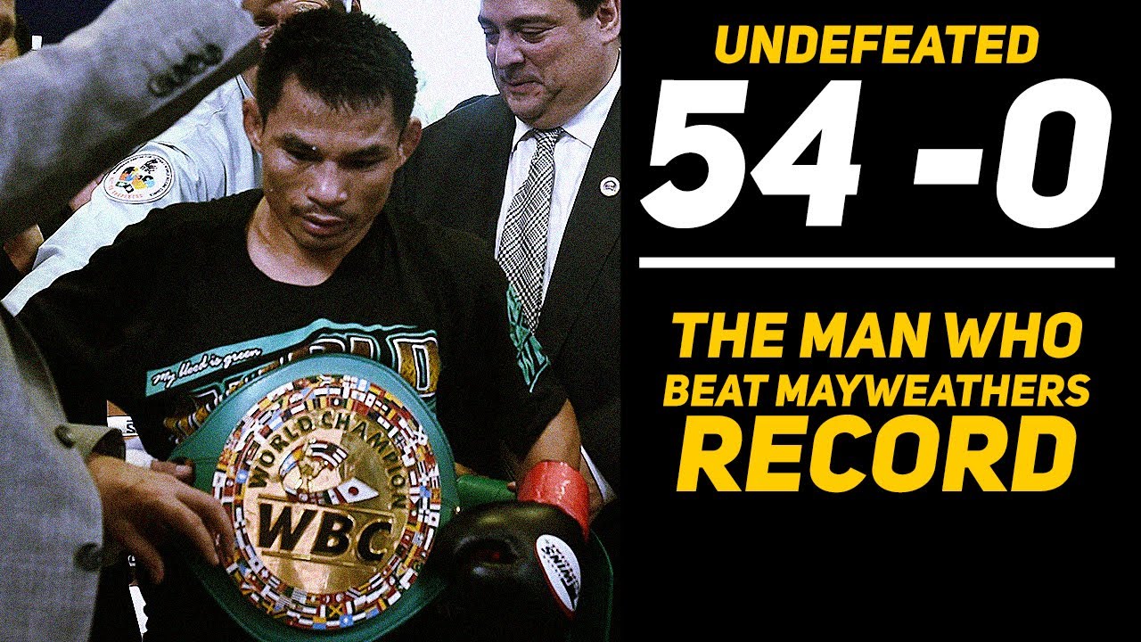 54 0 THE MAN WHO BEAT MAYWEATHER S RECORD YouTube