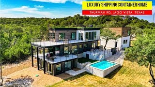 ... in this video, we bring you an amazing family house built with
shipping containers texas, unit...